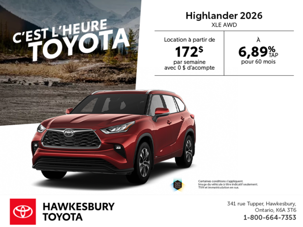 Toyota Highlander 2026