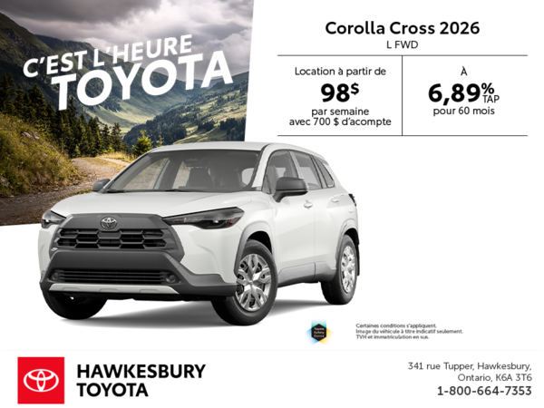 Toyota Corolla Cross 2026