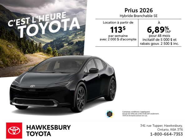 Toyota Prius Plug-In Hybrid 2026