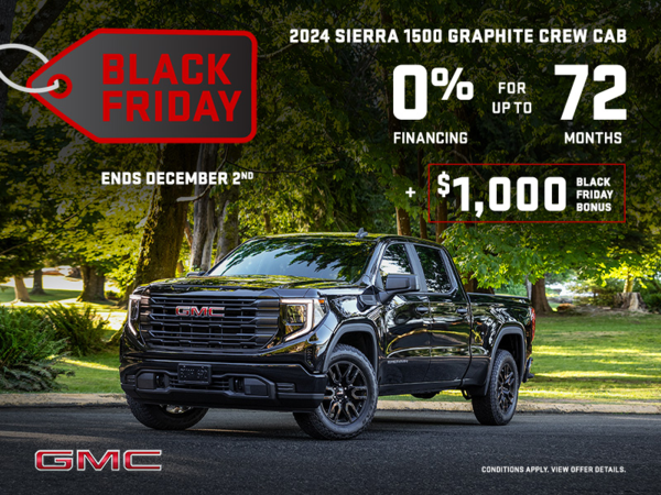 The 2024 GMC Sierra 1500 Graphite Crew Cab