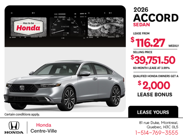 2026 Honda Accord