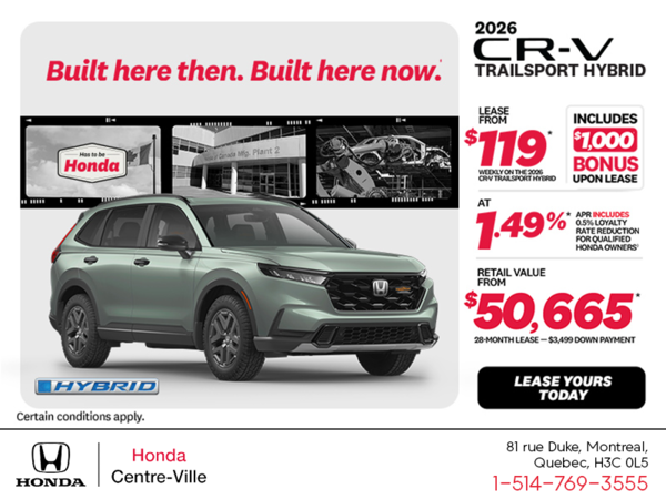 2026 Honda CR-V Hybrid