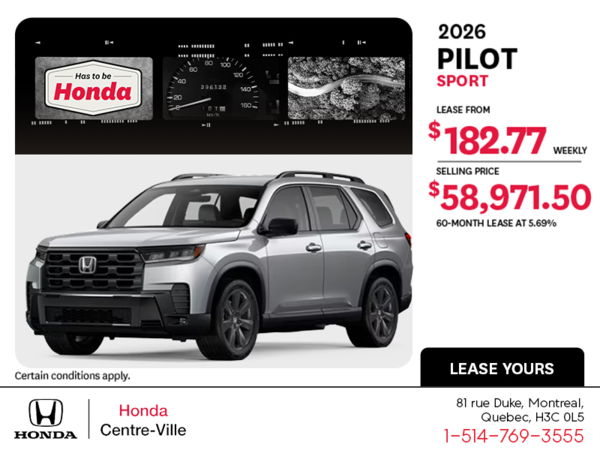 2026 Honda Pilot