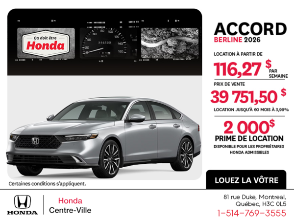 Honda Accord 2026