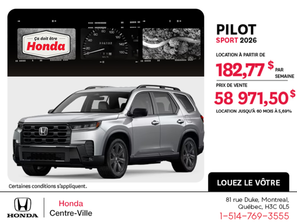 Honda Pilot 2026