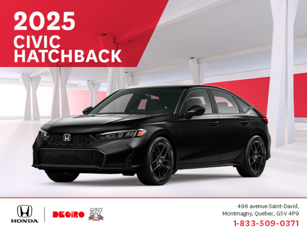 Get the 2025 Honda Civic Hatchback!