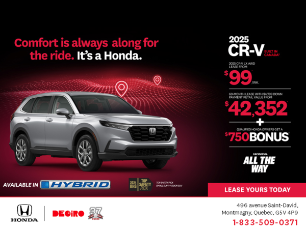 Get the 2025 Honda CR-V!