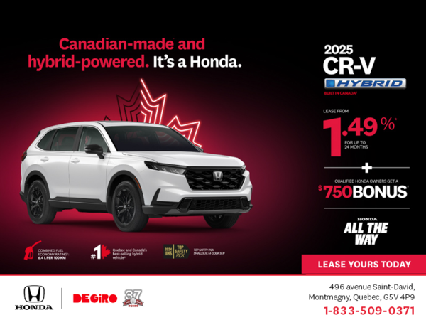 Get the 2025 Honda CR-V Hybrid!