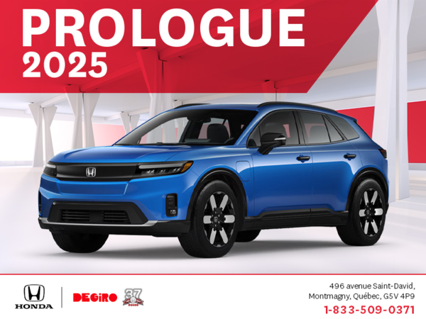 Obtenez le Honda Prologue 2025 !