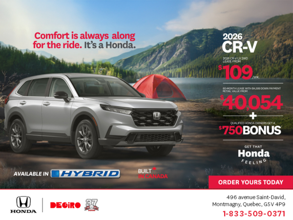 Get the 2026 Honda CR-V!