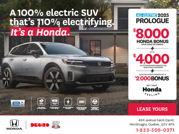 Get the 2025 Honda Prologue!