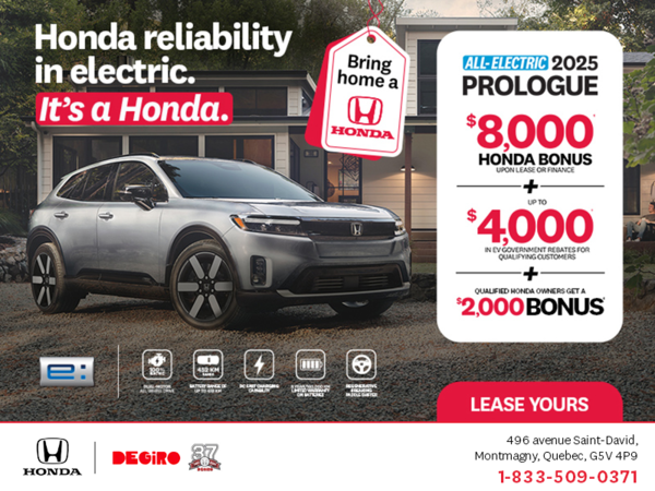 Get the 2025 Honda Prologue!