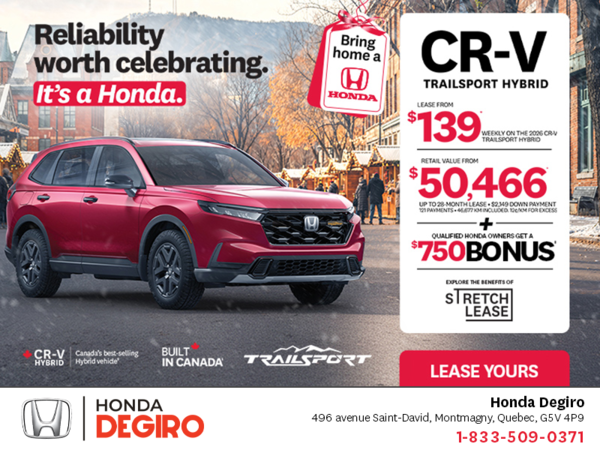 Get the 2026 Honda CR-V Hybrid!