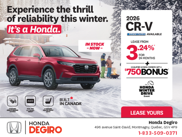 Get the 2026 Honda CR-V!