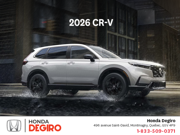 Get the 2026 Honda CR-V!