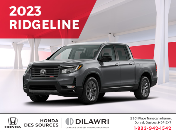 Honda des Sources | The 2023 RIDGELINE SPORT in Dorval