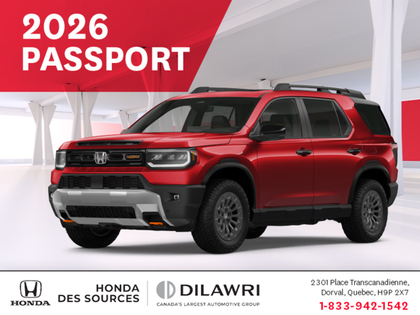 Get the 2026 Honda Passport!