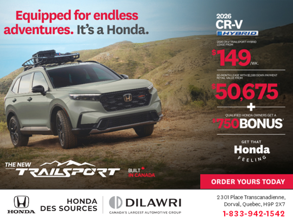 Get the 2026 Honda CR-V Hybrid!