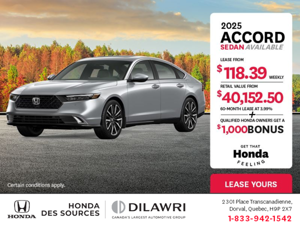 Get the 2025 Honda Accord!