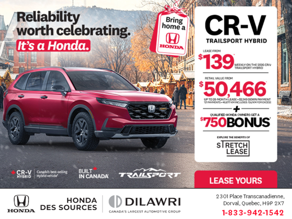 Get the 2026 Honda CR-V Hybrid!