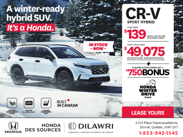 Get the 2026 Honda CR-V Hybrid!