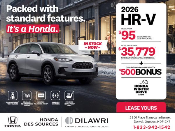 Get the 2026 Honda HR-V!