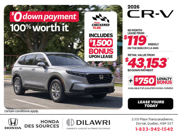 Get the 2026 Honda CR-V!