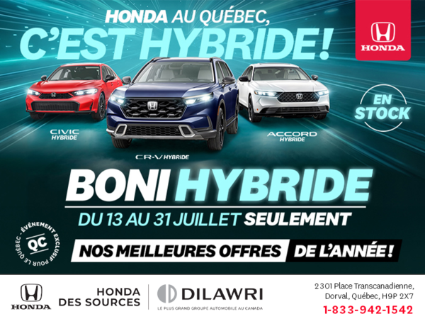 L'événement mensuel Honda !