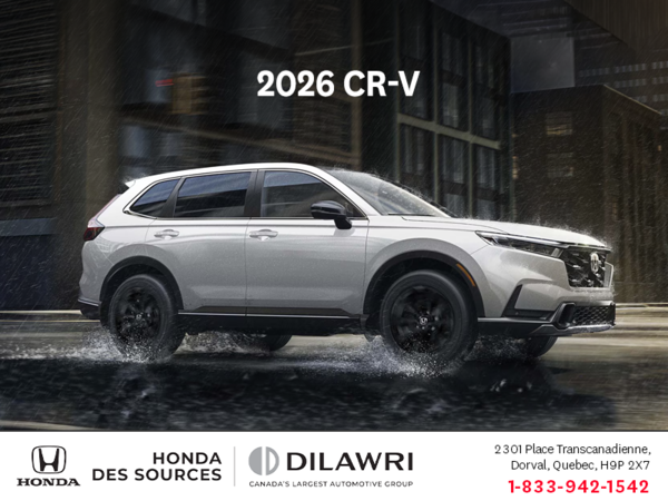 Get the 2026 Honda CR-V!