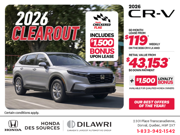 Get the 2026 Honda CR-V!