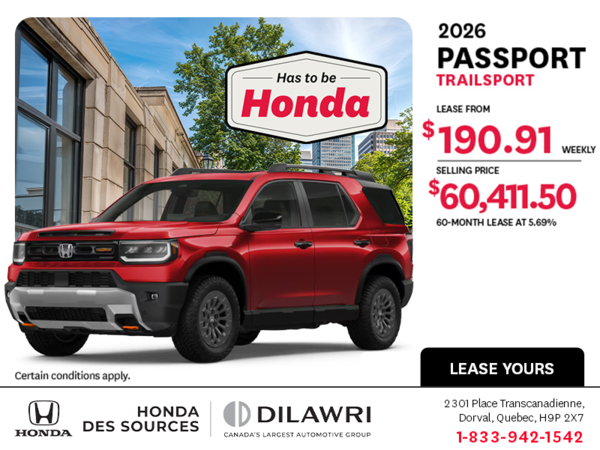 2026 Honda Passport