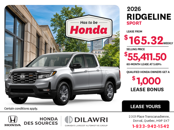 2026 Honda Ridgeline