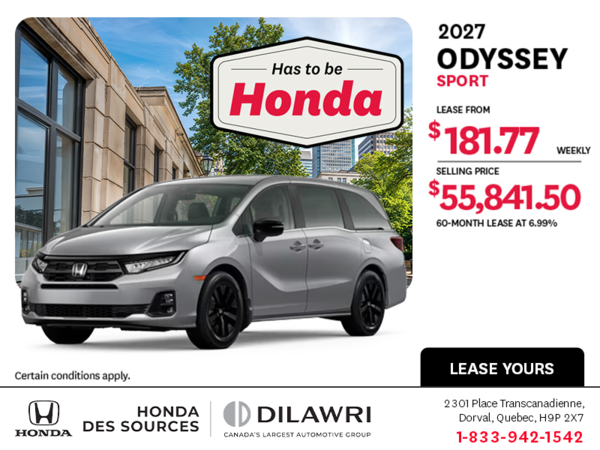 2027 Honda Odyssey