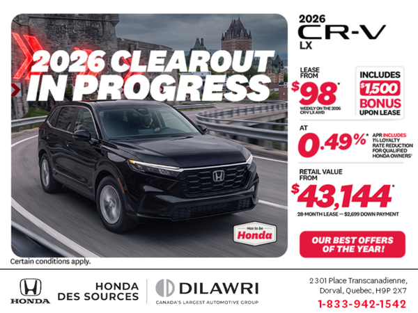 Get the 2026 Honda CR-V!