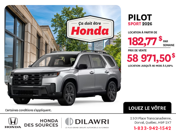 Honda Pilot 2026