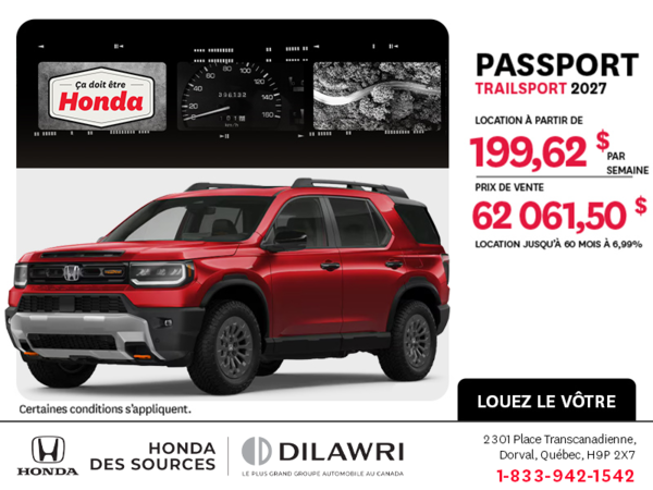 Honda Passport 2027