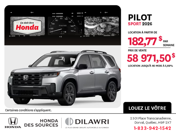 Honda Pilot 2026