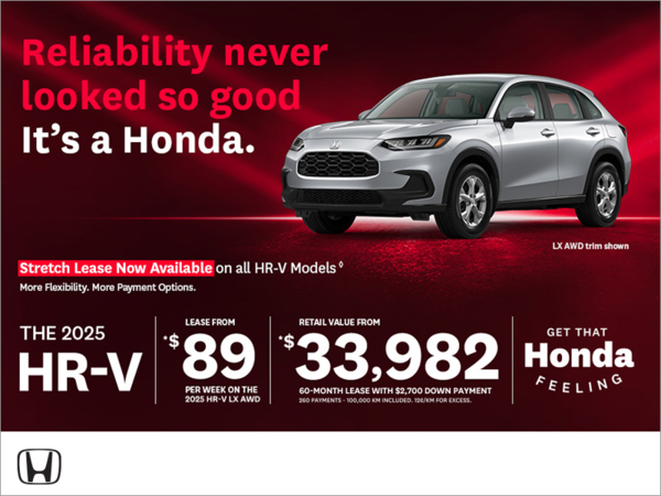 Get the 2025 Honda HR-V!