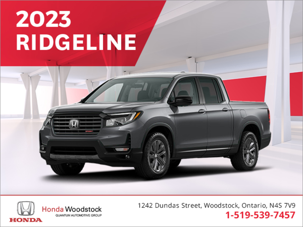 Get the 2023 Honda Ridgeline!