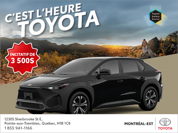 C'est l'heure Toyota!