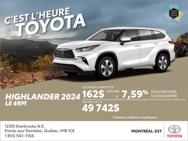 Toyota Highlander 2024