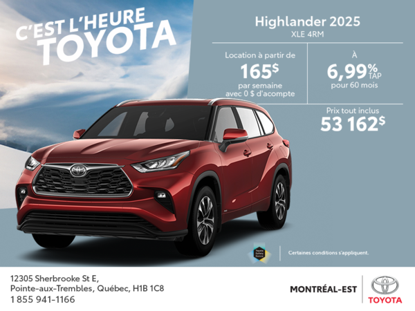 Toyota Highlander 2025