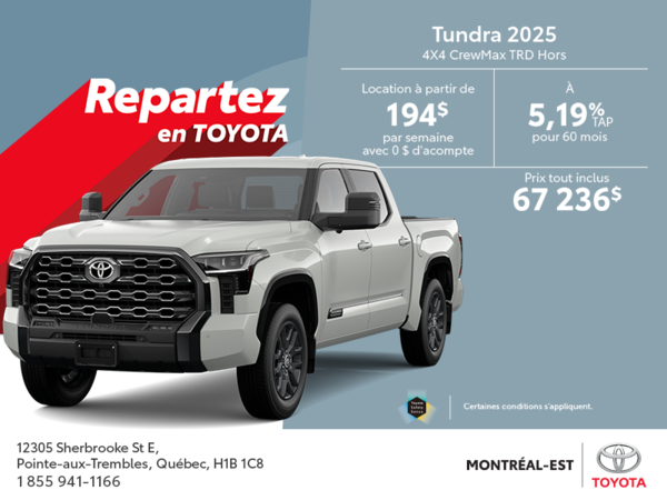 Toyota Tundra 2025