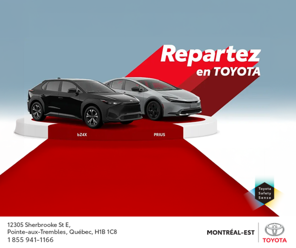 Repartez en Toyota!
