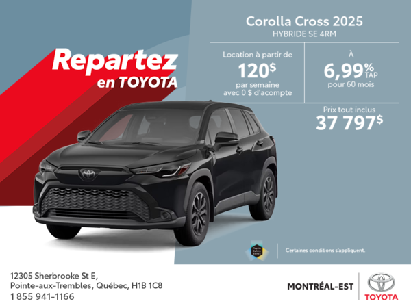 Toyota Corolla Cross Hybrid 2025