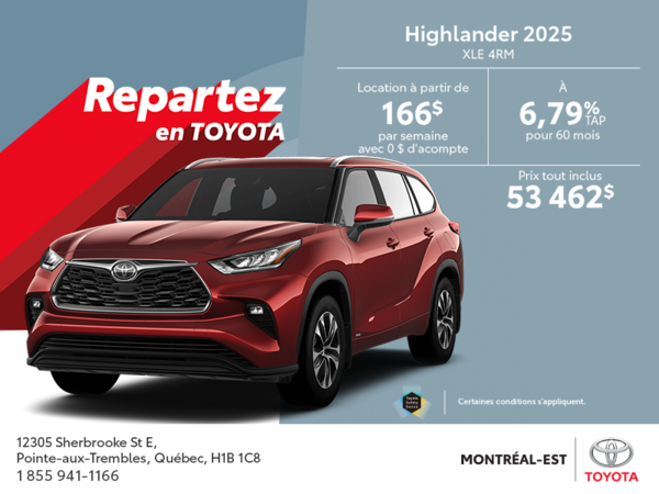 Toyota Highlander 2025