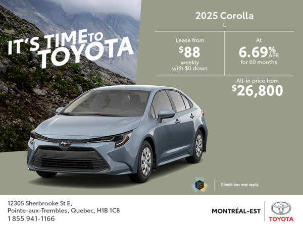 2025 Toyota Corolla