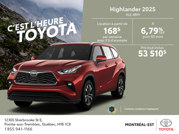 Toyota Highlander 2025