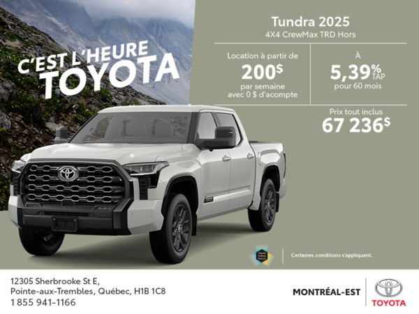Toyota Tundra 2025