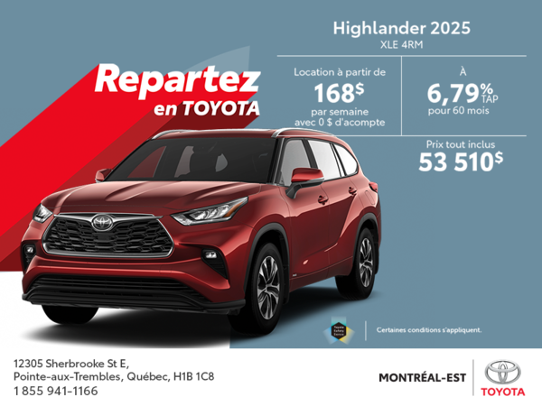 Toyota Highlander 2025